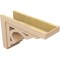 Ekena Millwork 11"W x 33"D x 22"H Classic Sheridan Rough Cedar Woodgrain TimberThane Corbel, Primed Tan CORUR11X33X22SHERCPR - alternate 3